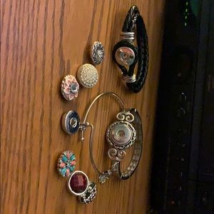 Magnolia and Vine snaps and bracelets.